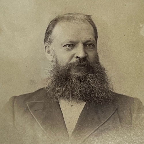 Cabinet Card Photo of Freemason J.T. Griffin Taken by Adolfo Farsari, Yokohama