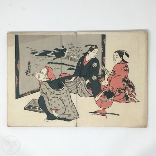 奥村政信の木版画 