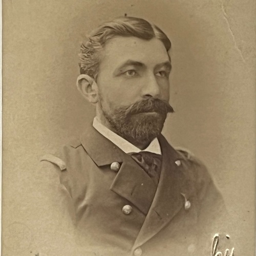CDV of H. Boutet taken in Yokohama by Suzuki Shin'ichi in 1888