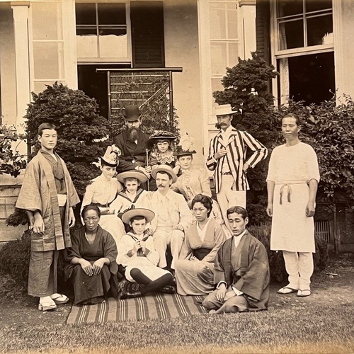 5 Photo Albums connected to Yokohama-based manager of Butterfield & Swire Co., Mr. James Dodds 400+ photos of ex-pat life in Meiji Japan