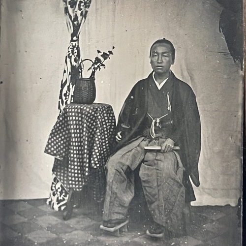 Ambrotype photo of Ito Motoi Scholar of German who later became implicated in Siemens Incident