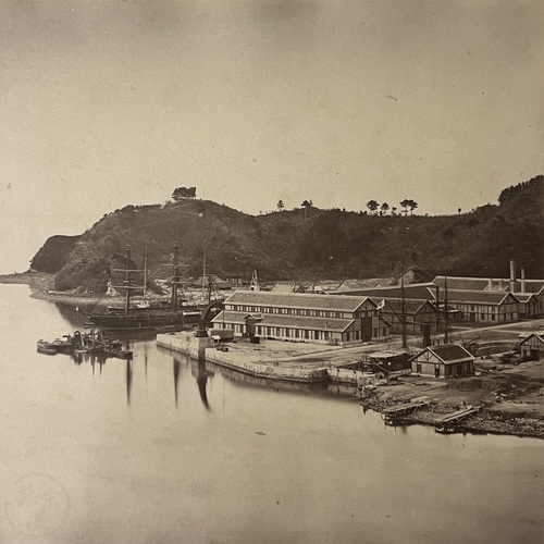 Large Format Photo of Yokosuka by Raimund von Stillfried