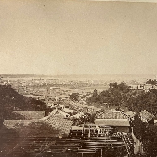 Large Format Photo of Yokohama by Raimund von Stillfried