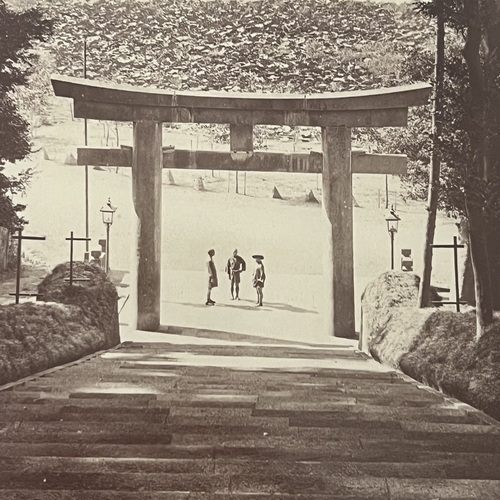 大形古写真　東京　上野 スチルフリード撮