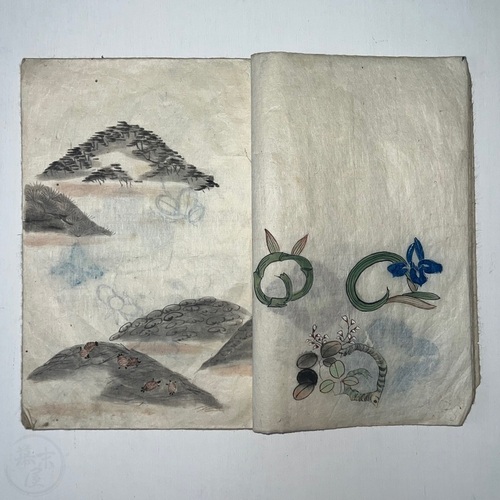 図案帖　着物　帯　 写本