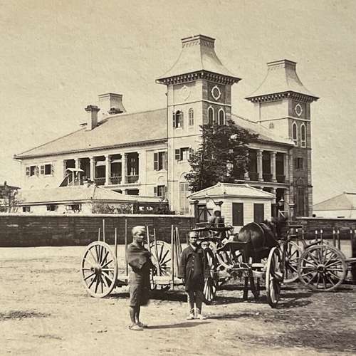 Medium Format Photo of the British Consulate in Yokohama Attributed to Michael Moser