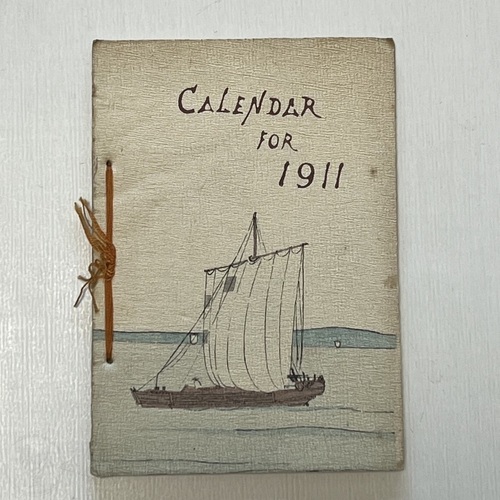 ちりめん本　カレンダー　1911年 審美書院版