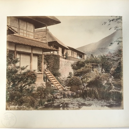 Large Format Photo of Miyanoshita by Raimund Von Stillfried