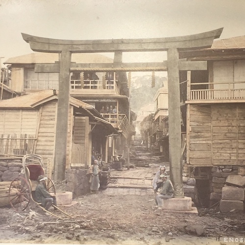 Large format photo of Enoshima by Raimund von Stillfried