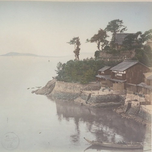 Large format photo of Tomotsu, Bingo (Hiroshima) taken by Kusakabe Kimbei