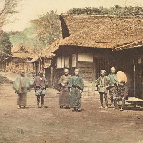 中形古写真　溝の口　川崎 滅多にない写真