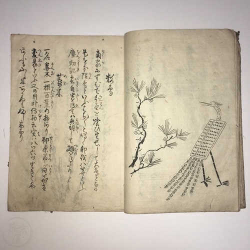 見立百化鳥続編　上中下合本　写本 山本亀成