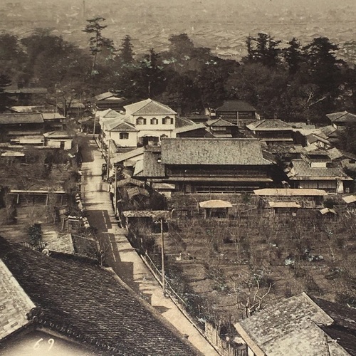 Large format photo of Kyoto from Higashiyama Attributed to Yokoyama Matsusaburo